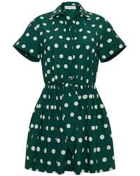 Cara Cara - Asbury Polka-Dot Mini Dress - Lyst