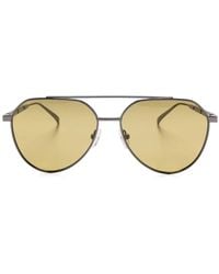 McQueen - Pilot-Frame Sunglasses - Lyst