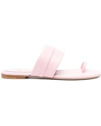 Malone Souliers - Single-strap Leather Flat Sandals - Lyst