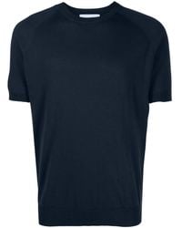 D4.0 - Short-Sleeved Cotton-Knit T-Shirt - Lyst