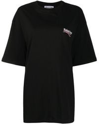 Balenciaga - T-Shirt mit Logo-Print - Lyst