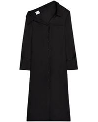 Courreges - Modular Crepe Shirt Dress - Lyst