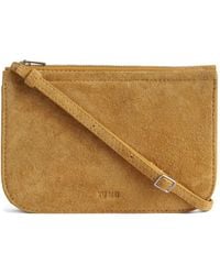 Yu Mei - Vi Zip-Fastening Suede Mini Bag - Lyst