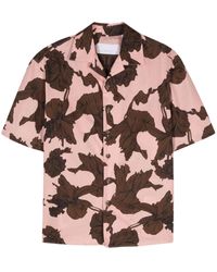 Neil Barrett - Camisa bowling con motivo floral - Lyst