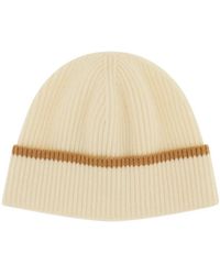 Lardini - Ribbed-Knit Beanie Hat And Scarf Set - Lyst