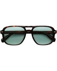Gast - Syn Pilot-Frame Sunglasses - Lyst