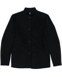 Aspesi - Chaqueta Con Botones De Cuello Alto - Lyst