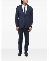 Corneliani - Checked Single-Breasted Suit - Lyst