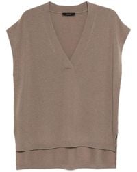 JOSEPH - V-Neck Sleeveless Sweater Vest - Lyst