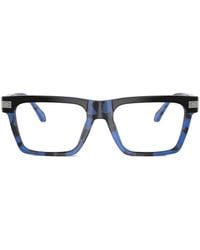 Versace - Brille Mit Eckigem Gestell - Lyst