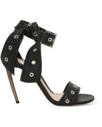 McQueen - Horn-Heel Sandals - Lyst