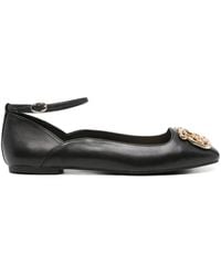Liu Jo - Ankle-Strap Ballet Flats - Lyst