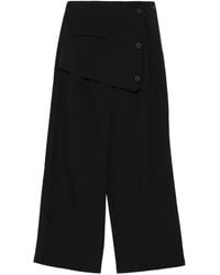 ELEH - Button-Embellishment Trousers - Lyst
