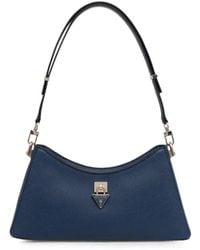 Guess - Patsie Logo-Plaque Crosshatch-Texture Tote Bag - Lyst
