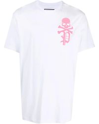 Philipp Plein - Ss Skull & Bones Round-Neck T-Shirt - Lyst