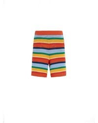 Marni - Striped Shorts - Lyst