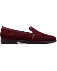 Santoni - Slip-On Suede Loafers - Lyst