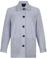 Liu Jo - Chaqueta De Ante Con Botones - Lyst