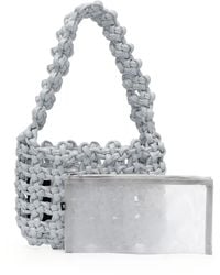 Kara - Reflective Knot Armpit Bag - Lyst