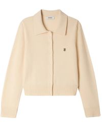 Sandro - Shirt-Collar Cardigan - Lyst