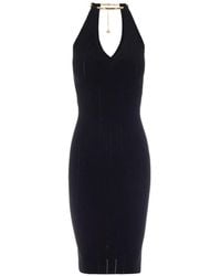 Elisabetta Franchi - ホルターネック Vネックドレス - Lyst