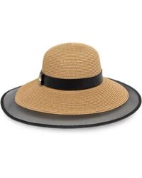 Patrizia Pepe - Fly-Plaque Mesh-Trim Hat - Lyst