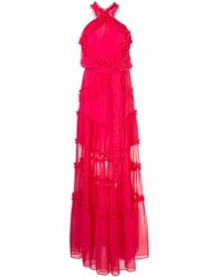 Alexis Avondjurk Met Ruche Afwerking - Roze