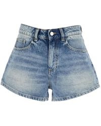 ICON DENIM - Raw-Edge Shorts - Lyst