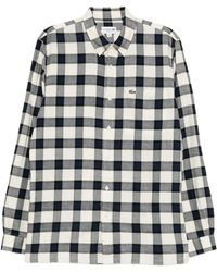 Lacoste - Geruit Overhemd - Lyst