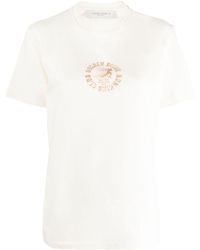 Golden Goose - Camiseta con logo estampado - Lyst
