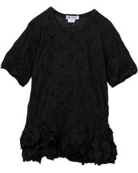Comme des Garçons - Ruffled Crinkled T-Shirt - Lyst