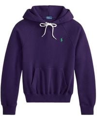 Polo Ralph Lauren - Logo-Embroidered Drawstring Hoodie - Lyst