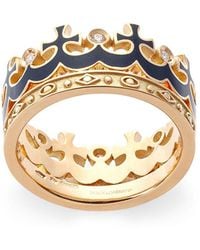 Dolce & Gabbana - 18kt Yellow Gold Crown Ring - Lyst