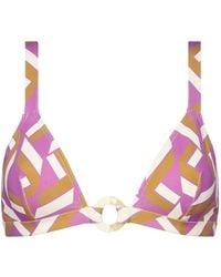 Eres - Bikinioberteil Mit Geometrischem Print - Lyst
