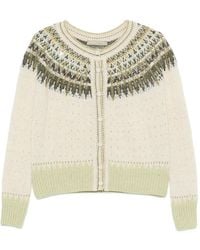 Ermanno Scervino - Sequin-Embellished Cardigan - Lyst