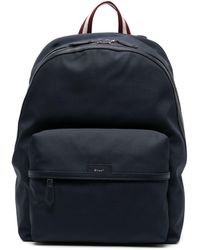 Bally - Code Leather Backpack - Lyst