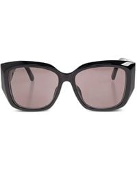 Balenciaga - Bb Logo Rectangle Sunglasses - Lyst