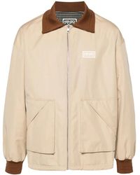 KENZO - Wendbare Jacke Mit Logo-Patch - Lyst