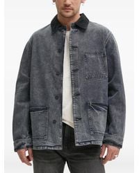 Purple Brand - Geknöpfte Jacke Mit Corddetail - Lyst