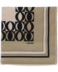 Tom Ford - Carré De Poche À Imprimé Géométrique - Lyst