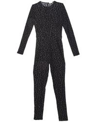 Fleur du Mal - Flocked Leopard-Print Catsuit - Lyst