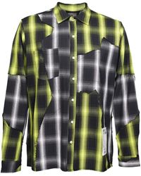Mostly Heard Rarely Seen - Kariertes Hemd Mit Cut-Out - Lyst
