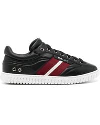 Bally - Panelled Leather Sneakers - Lyst
