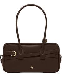 Aigner - Small Whip Buckle-Detail Shoulder Bag - Lyst