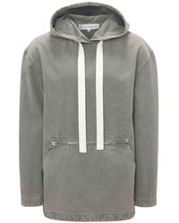JW Anderson - Garment-dyed Cotton Hoodie - Lyst