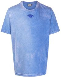 DIESEL - T-Shirt Mit Batikmuster - Lyst