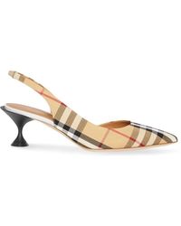 Burberry Vintage Check Slingback Pumps - Multicolour