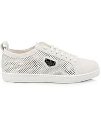Philipp Plein - Perforated Suede Sneakers - Lyst