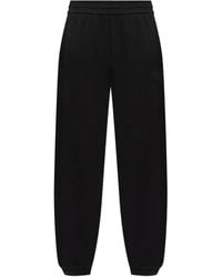 Moncler - Pantalones de chándal de algodón - Lyst