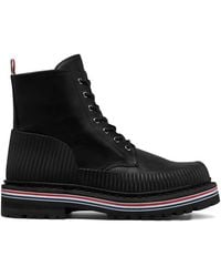 Thom Browne - Vitello Calf Hiking Sole All Terrain Boots - Lyst